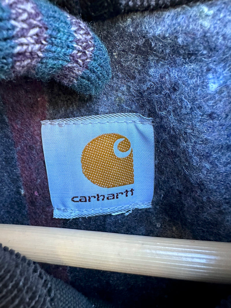 Black Canvas Carhartt with Blanket Lining, Amix