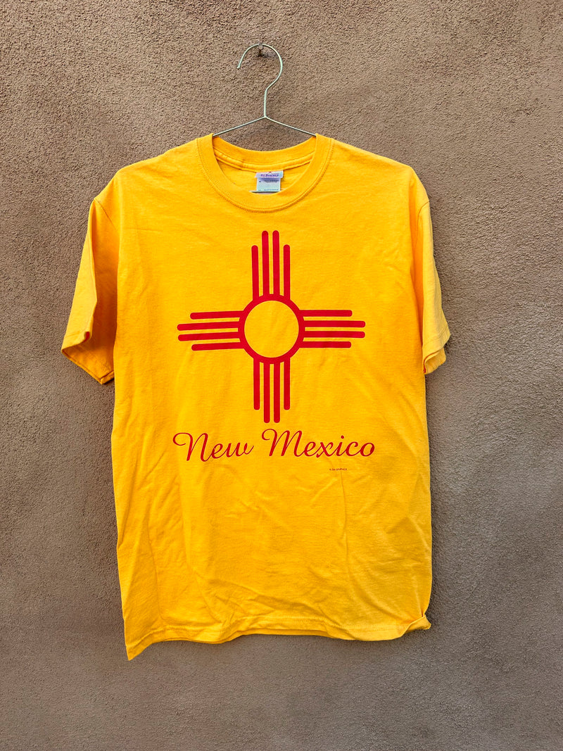 Yellow New Mexico Zia T-shirt - Med