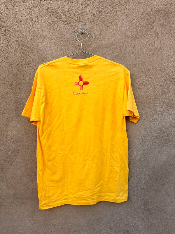 Yellow New Mexico Zia T-shirt - Med