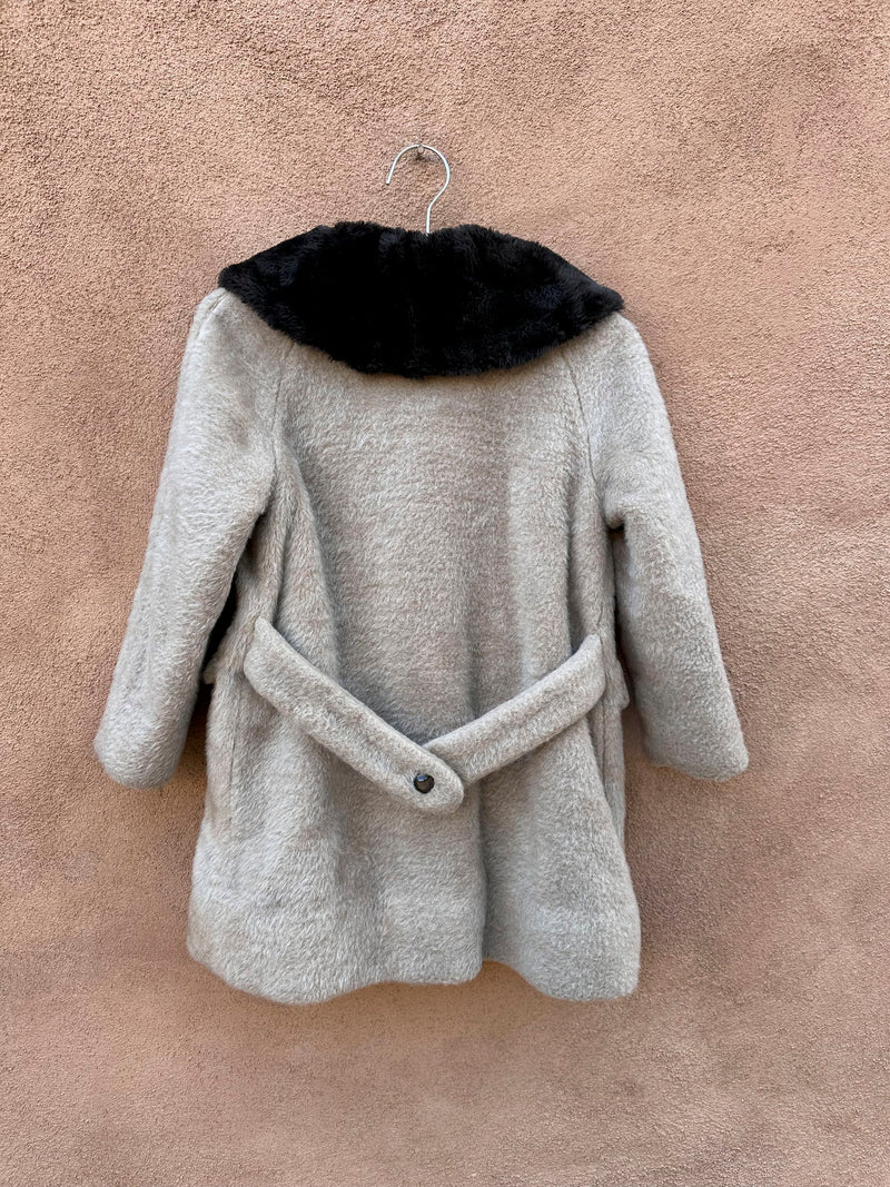 Kid's 1950's Faux Fur Strolling Coat by Peggy'n Sue