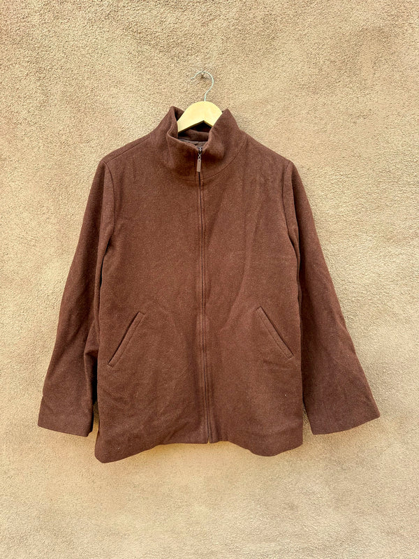 Brown Wool Eileen Fisher Jacket