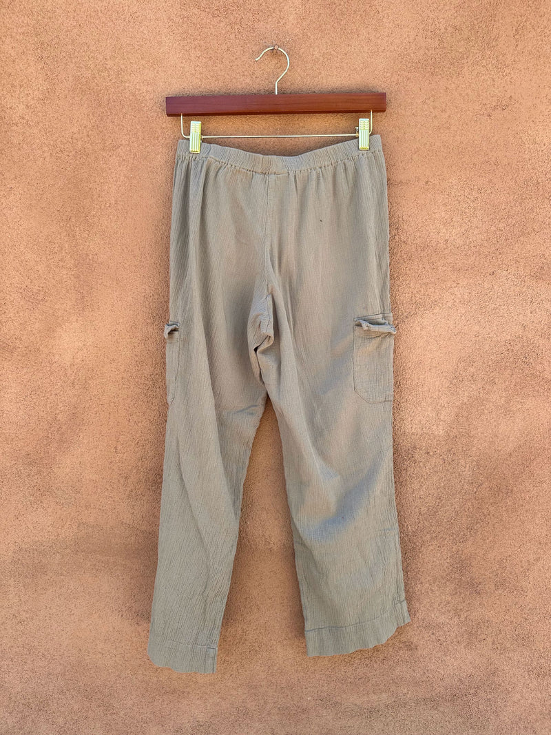 Soft Surroundings Linen Cargo Pants - as is