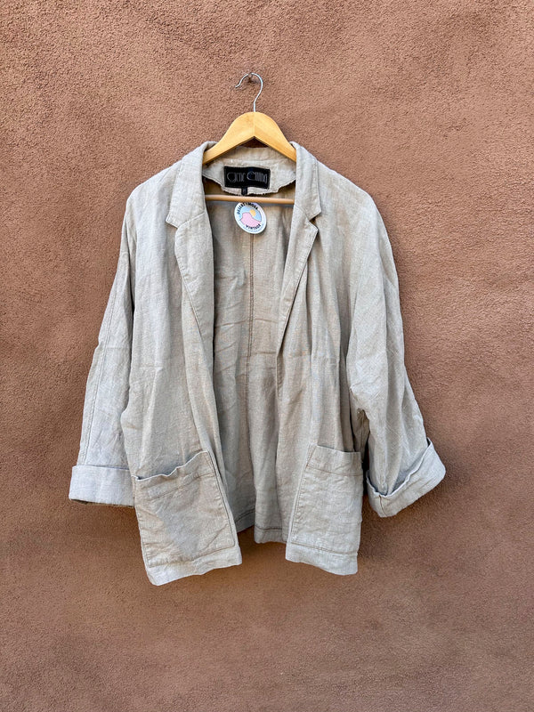 Gene Ewing Linen Blazer - Medium