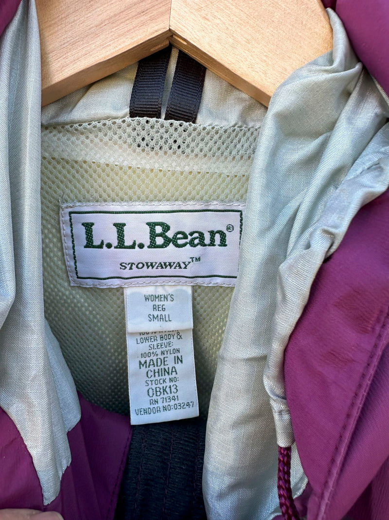 Raspberry L.L. Bean Hooded Jacket