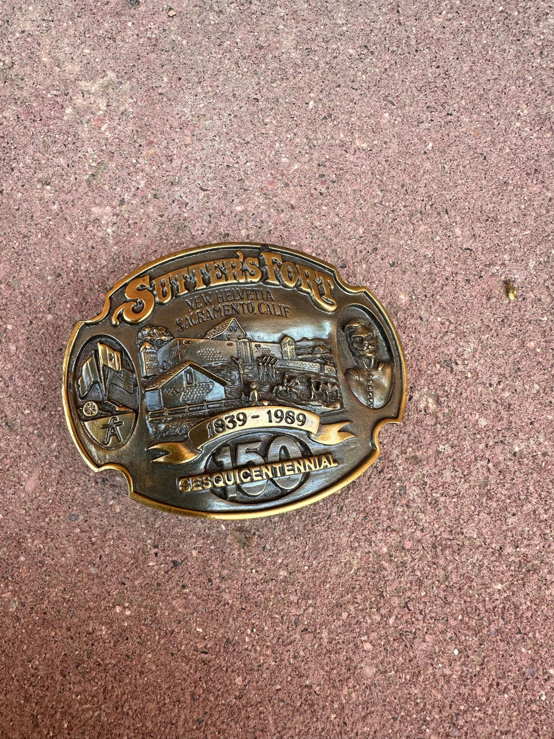 Sutters Fort, California Belt Buckle