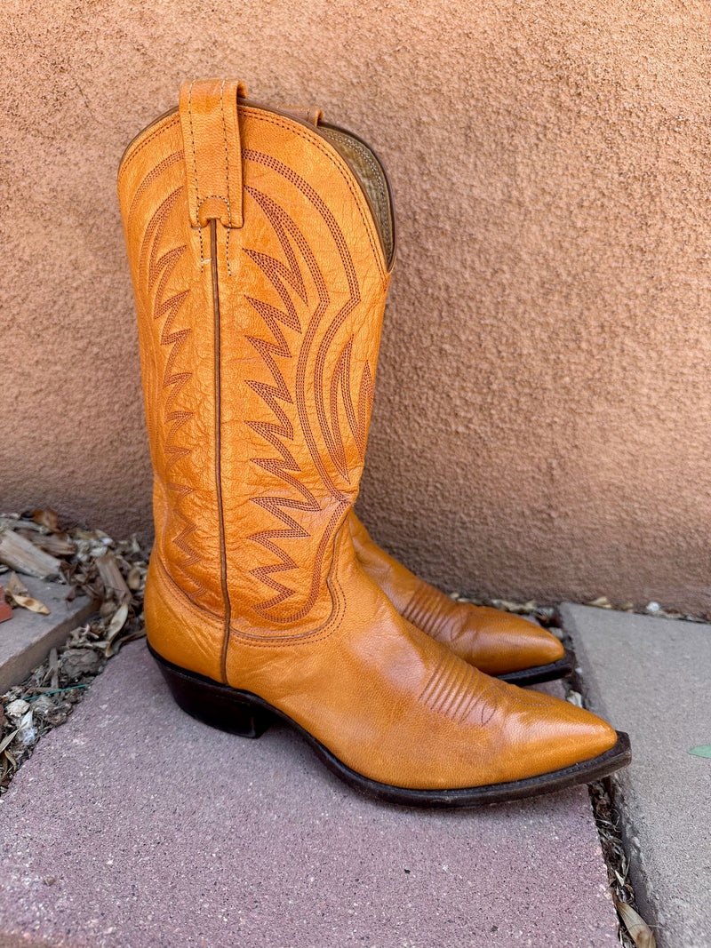 Brown Nocona Cowgirl Boots - 6.5B