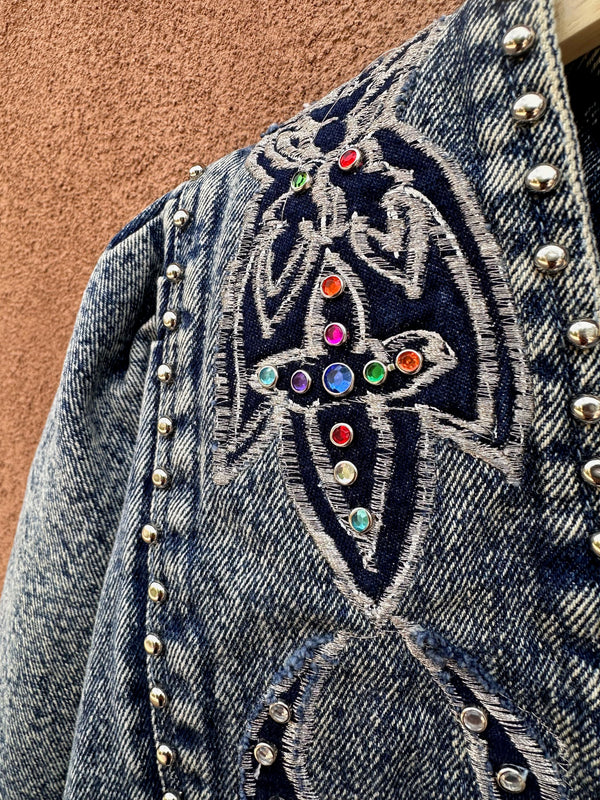 Acid Wash Rossana Design, Inc. Denim Jacket