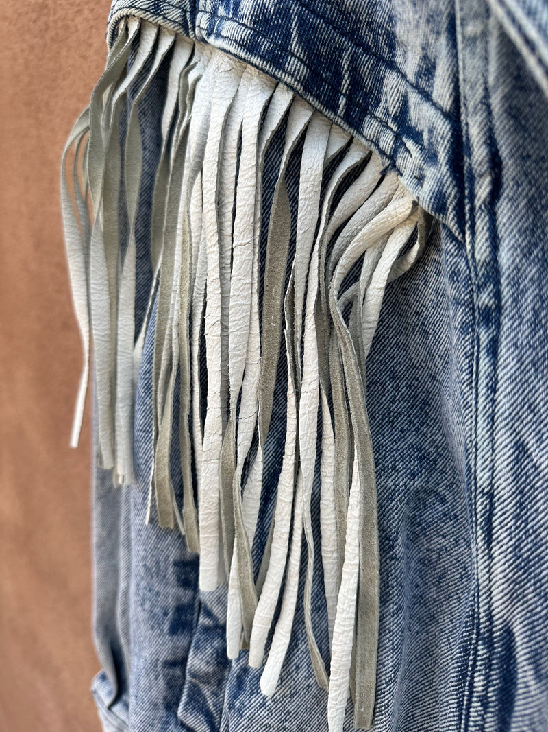 Rock Creek Denim Jacket with Fringe