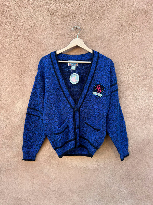 1980's Blue Bugle Boy Cardigan