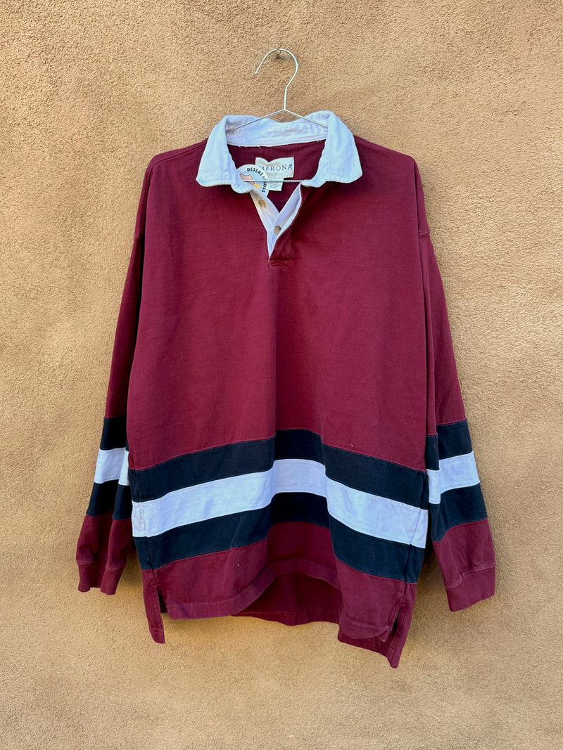 Maroon Rugby Shirt