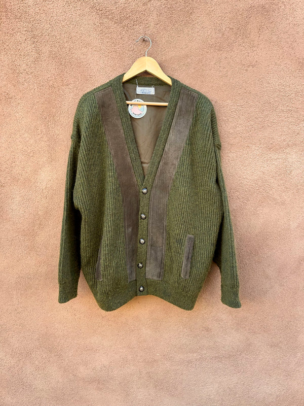 Panther Mohair Blend Cardigan - Large