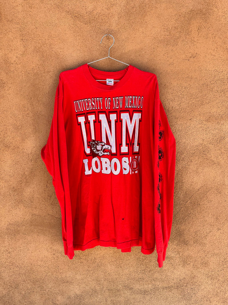 Long Sleeve UNM Lobos XXL T-shirt - as is