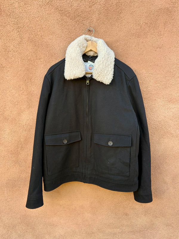 Calvin Klein Insulated Wool Bomber Jacket