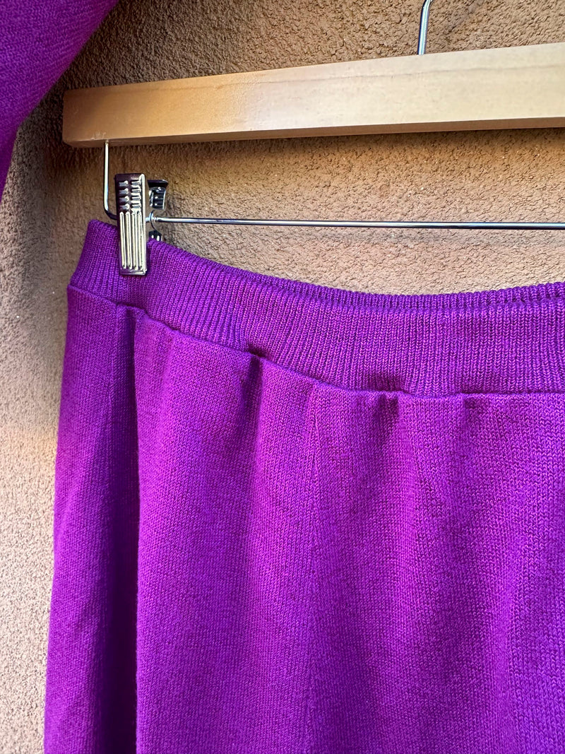 Purple Vivanti Sweater & Skirt Combo