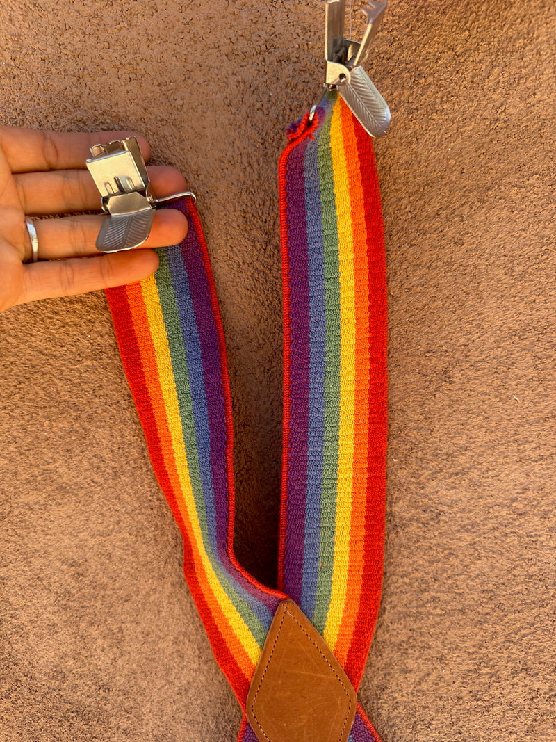 1980's Lone Star Rainbow Suspenders