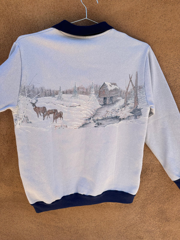 Deer Sweatshirt by Inlet Bay - Medium