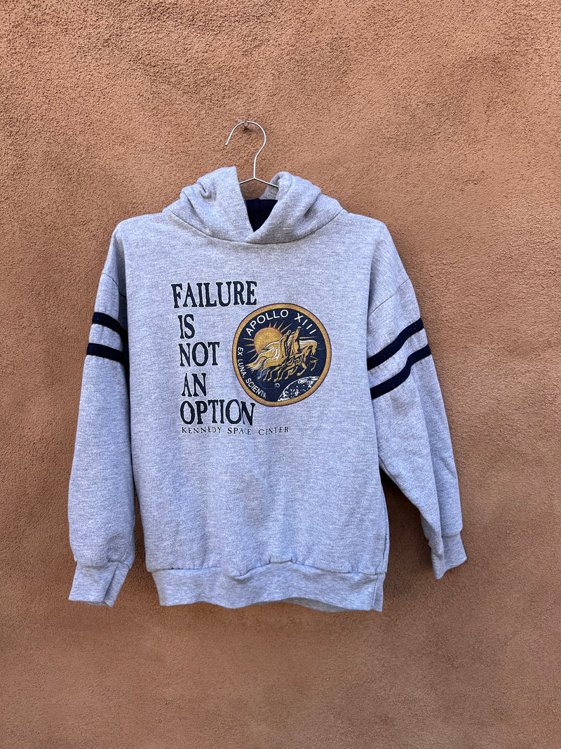 1980's Kennedy Space Center Sweatshirt- Failure is Not an Option