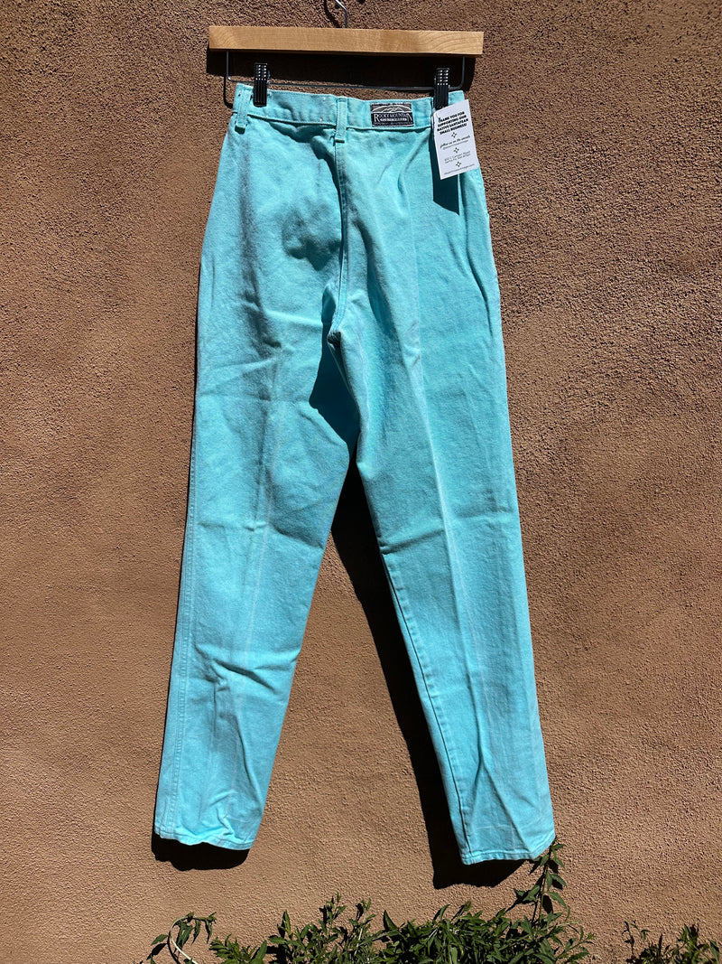 Robin Egg Blue Rockies Western Jeans - 25