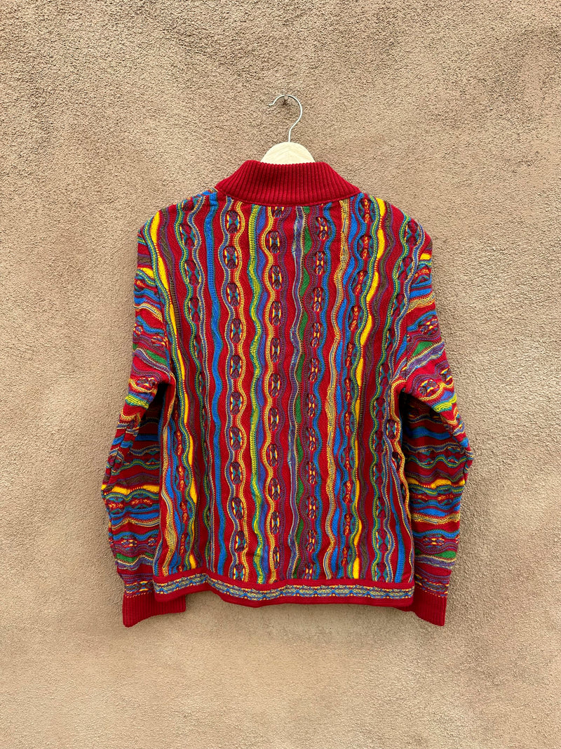 Coogi style cardigan hotsell