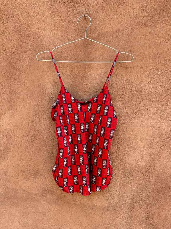 Silk Lucy Lobo Tank Top - University of New Mexico