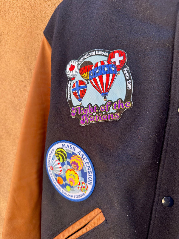 Wool and Leather Balloon Fiesta Jacket - Small