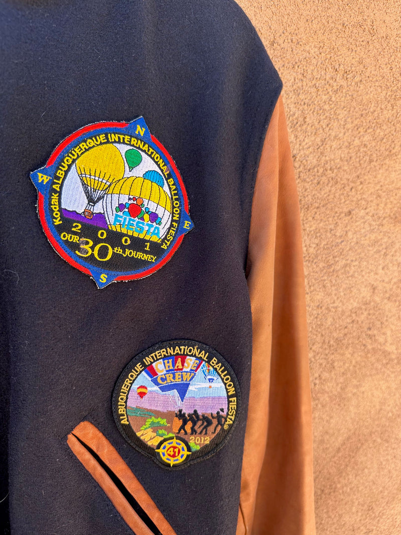 Wool and Leather Balloon Fiesta Jacket - Small