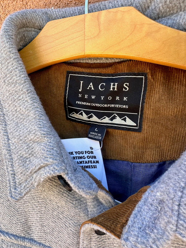 Gray Wool Blend Jacket by Jachs - Large