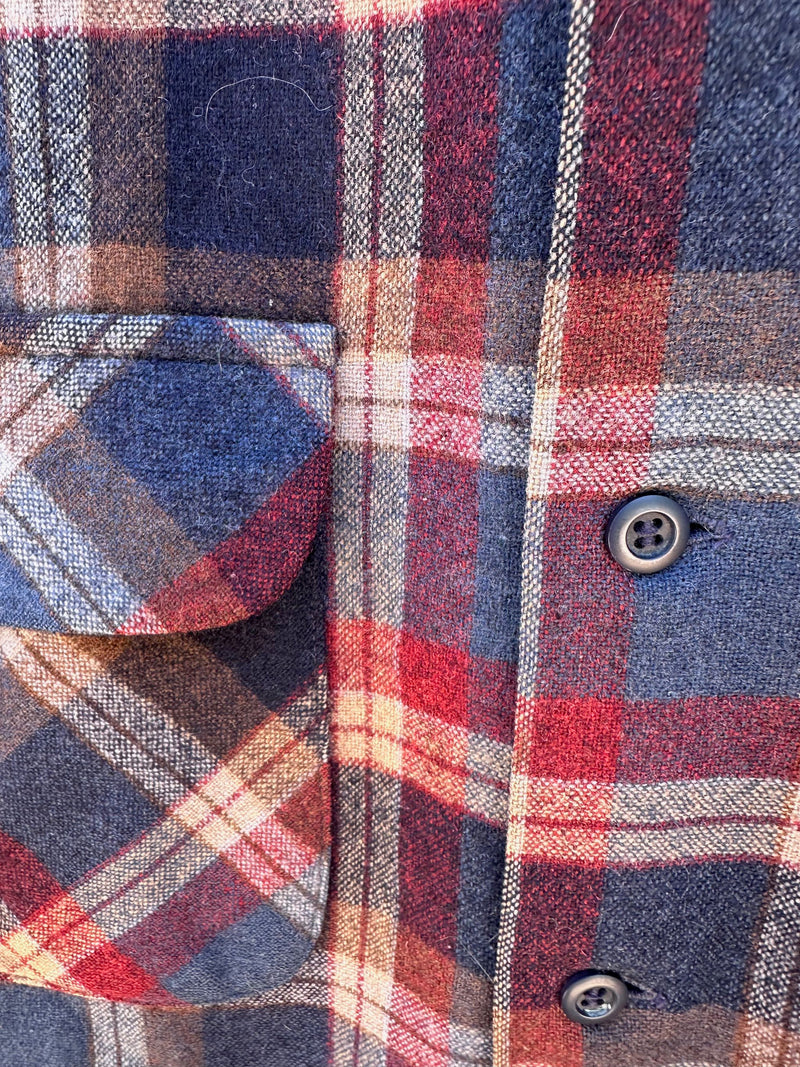 Short Sleeve Pendleton Virgin Wool Shirt