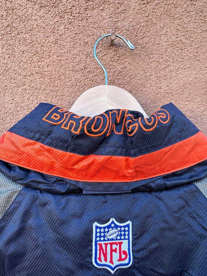 Denver Broncos Starter Pro Line Puffer Jacket with Hideaway Hood