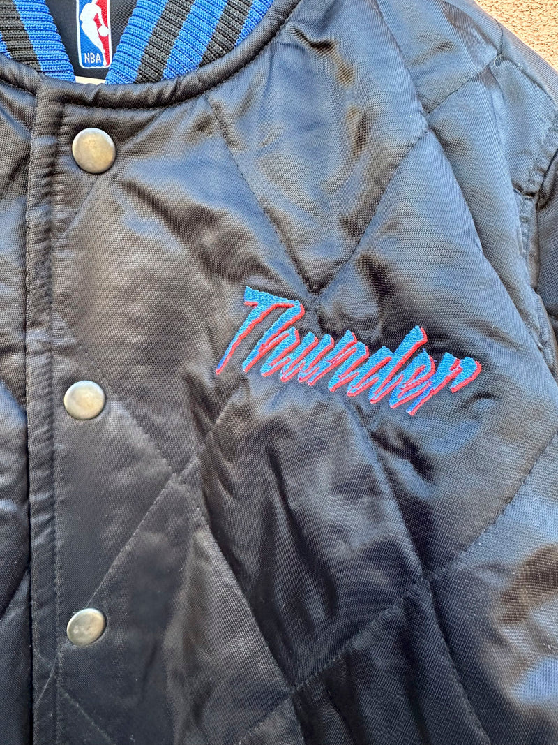 Quilted Satin Oklahoma City Thunder Jacket