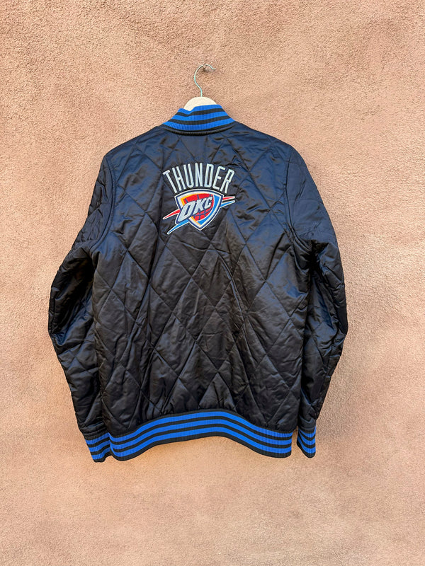 Quilted Satin Oklahoma City Thunder Jacket