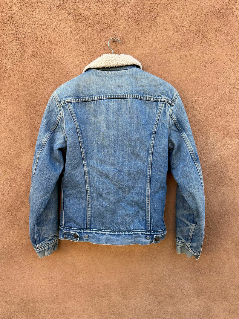 Mid 1970's Levi's Denim Shearling Trucker Jacket