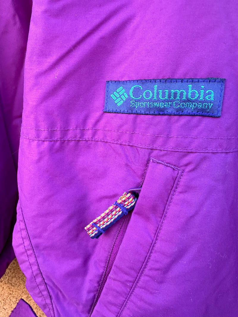 90's Purple & Blue Columbia Ski Suit