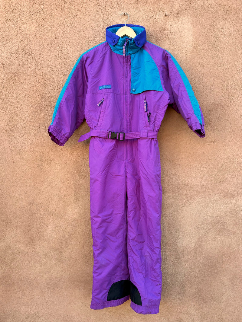 90's Purple & Blue Columbia Ski Suit