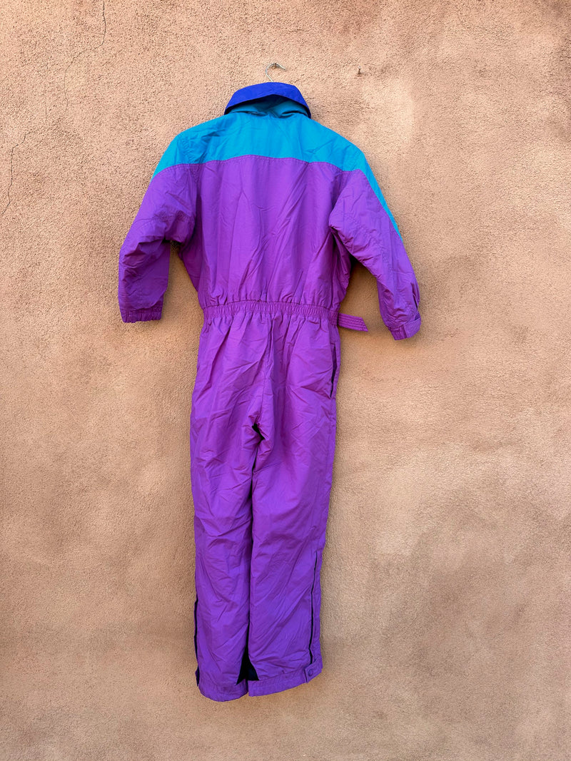 90's Purple & Blue Columbia Ski Suit