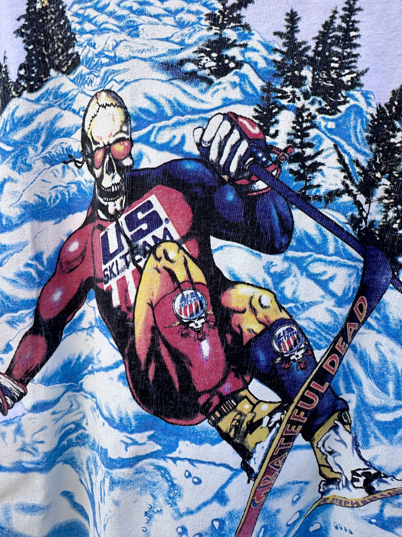 Super Rare 1995 Grateful Dead US Ski Team T-shirt