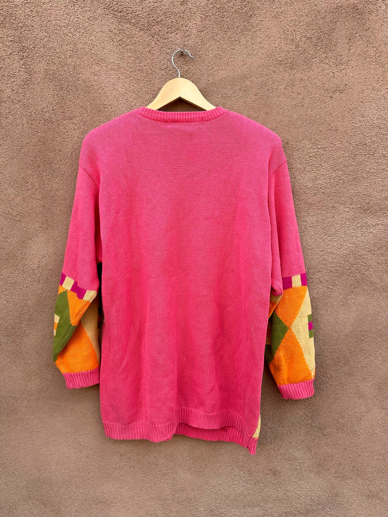 I.B. Diffusion 1980's Colorful Sweater - Med