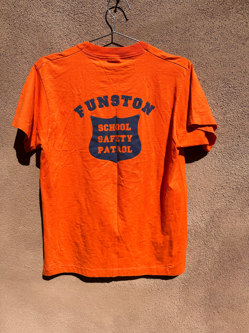 Orange Safety First T-shirt