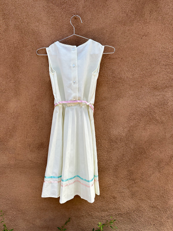 Delta Girl Spring Dress with Ribbon