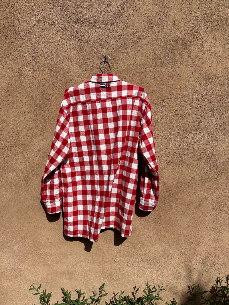 1990's Large Check Tommy HIlfiger Shirt
