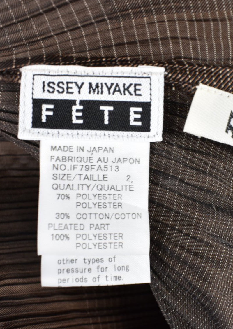 Pleated Issey Miyake Fete Dress, Made in Japan