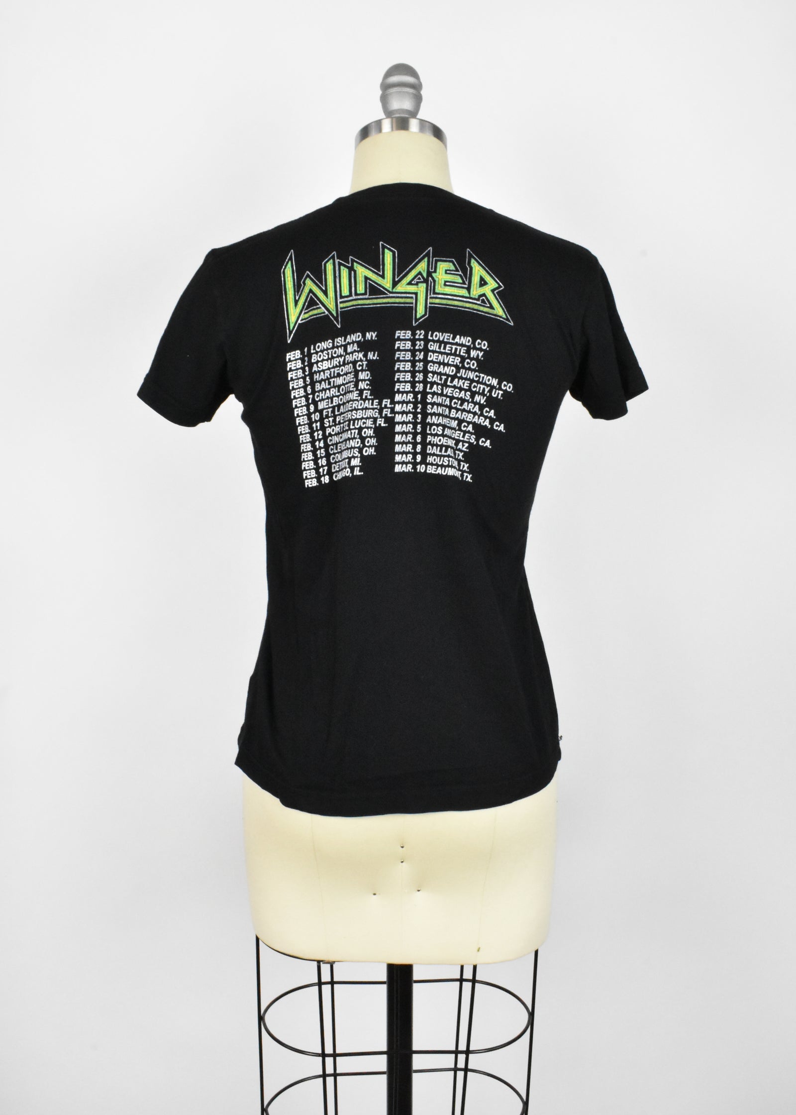 Winger T-Shirt with Kip Winger's Autograph – DESERT MOSS VINTAGE