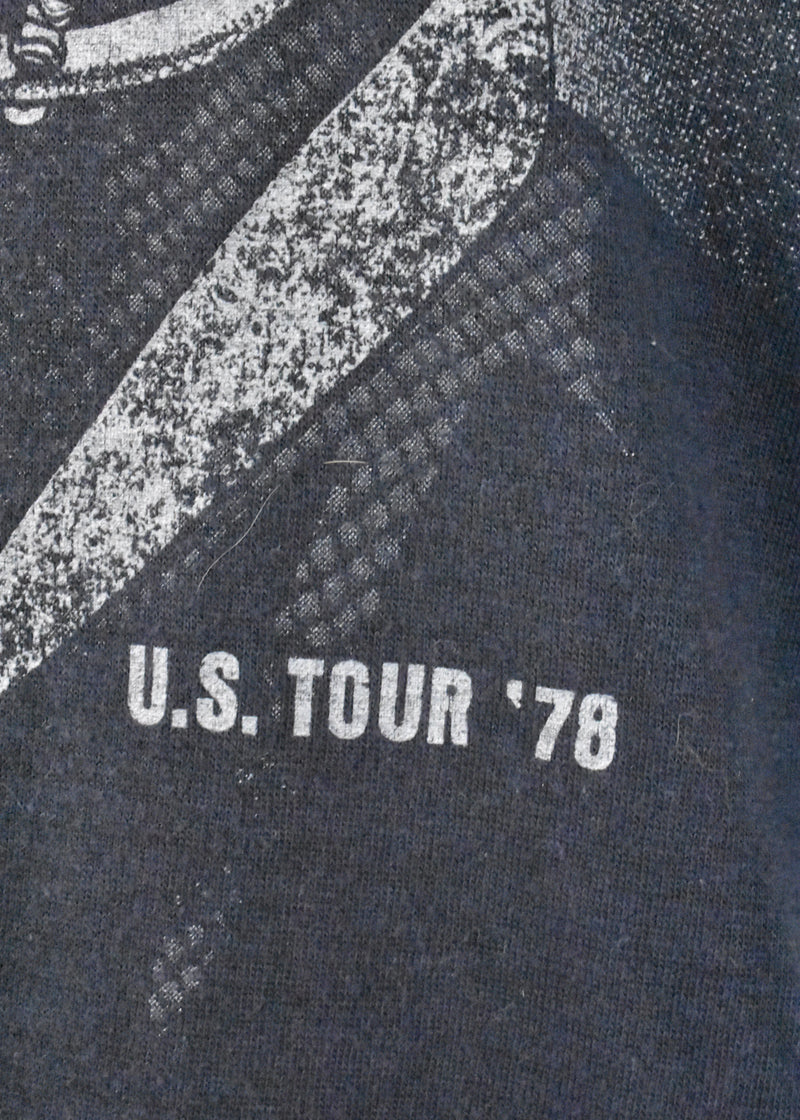 Authentic Vintage 1978 Black T-Shirt DESERT Sabbath – Tour U.S. MOSS VINTAGE