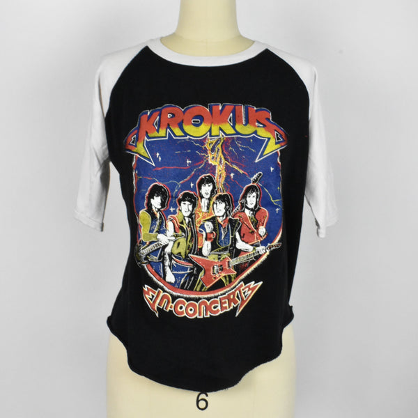 1970's KROKUS Baseball Style T-Shirt – DESERT MOSS VINTAGE