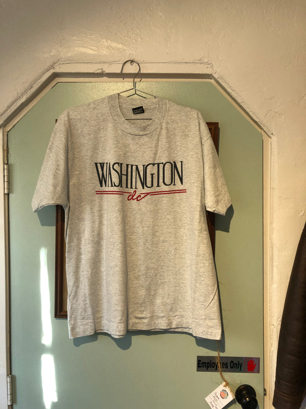 Gray 50/50 Washington DC Tee