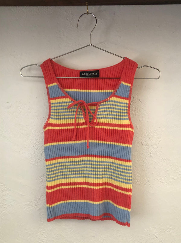 90's Striped Tank Top