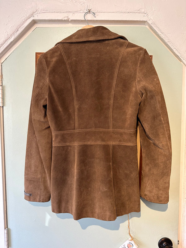 90's DKNY Suede Spy Jacket