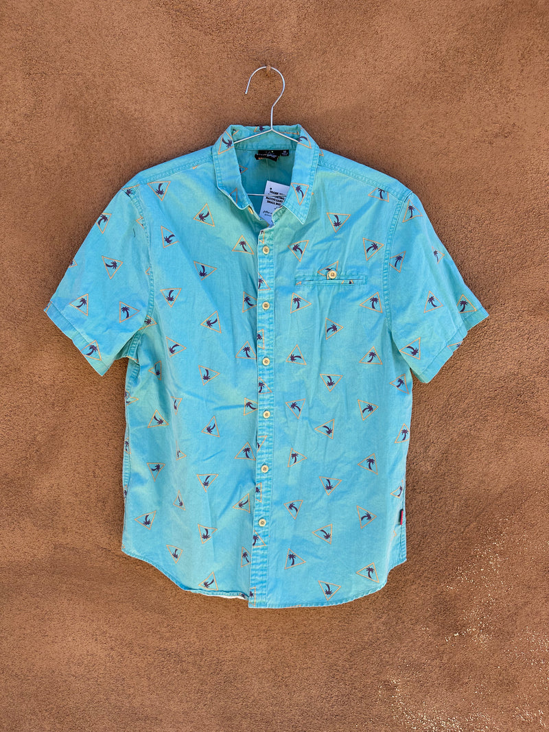 Baby Blue Summer Surf Shirt