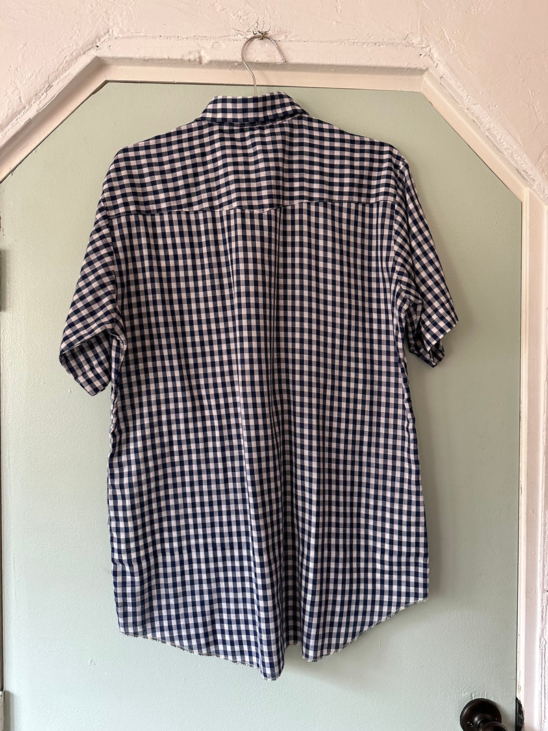 Dee Cee Brand Short Sleeve Western Check Pattern Shirt