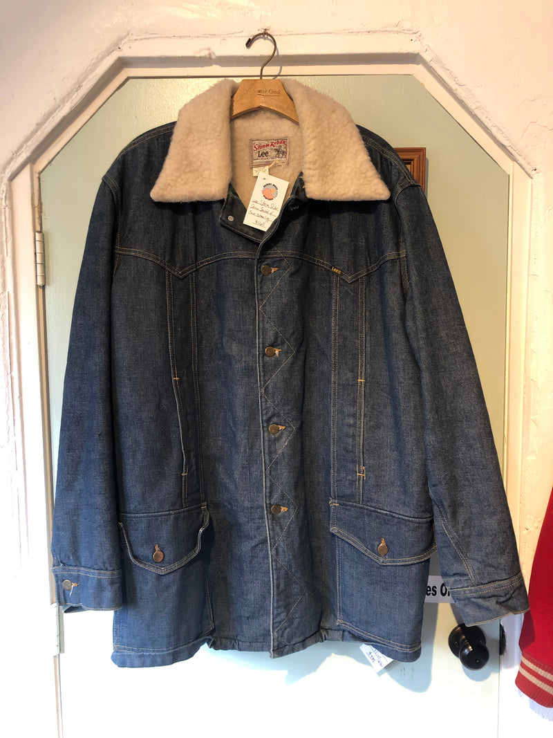 Lee Storm Rider Denim Jacket with Faux Shearling